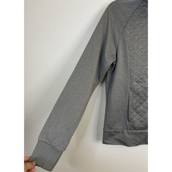 POLO RALPH LAUREN Golf Gray Quilted Full Zip Jacket Women Small Pockets Logo - Picture 5 of 15